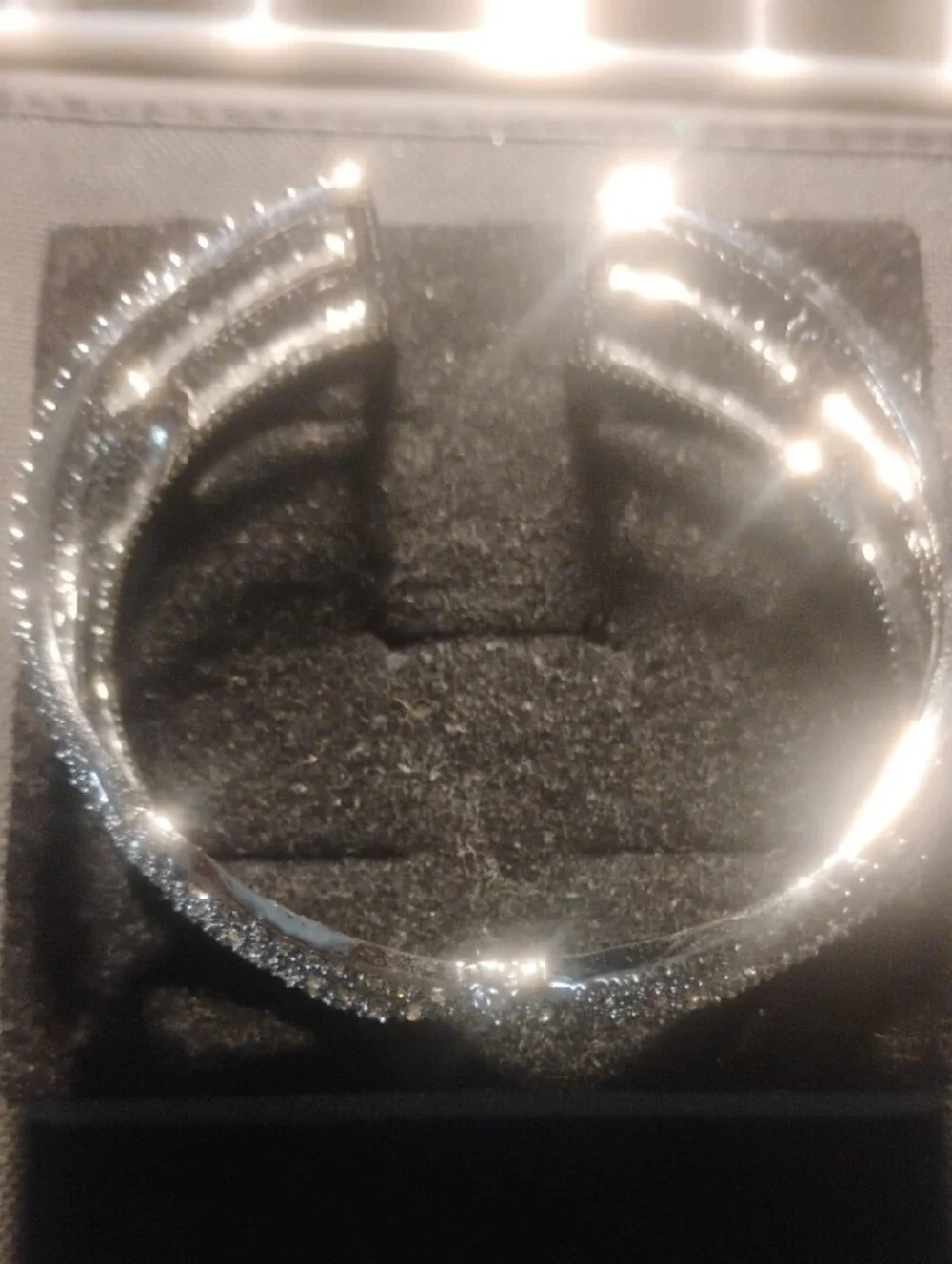 Elegant Silver Bow Cuff Bracelet